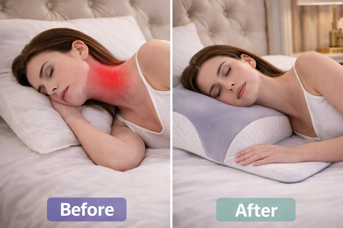 Nuvella™ Ergonomic Memory Foam Pillow